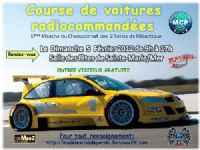 6ème manche du championnat de voitures radiocommandées électriques en salle au 1/28°.. Du 4 au 5 février 2012 à Pornic. Loire-Atlantique. 